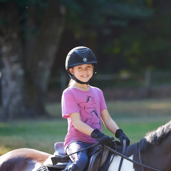 Kerrits Purple Kids Liberty Horse Tee. Size M - Picture 1 of 12